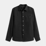 Tommy Hilfiger - Men's Classic Pure Linen Regular Fit Shirt