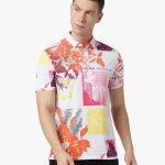 Print Regular Fit Polo T-Shirt