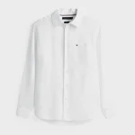 Tommy Hilfiger - Men's Classic Pure Linen Regular Fit Shirt