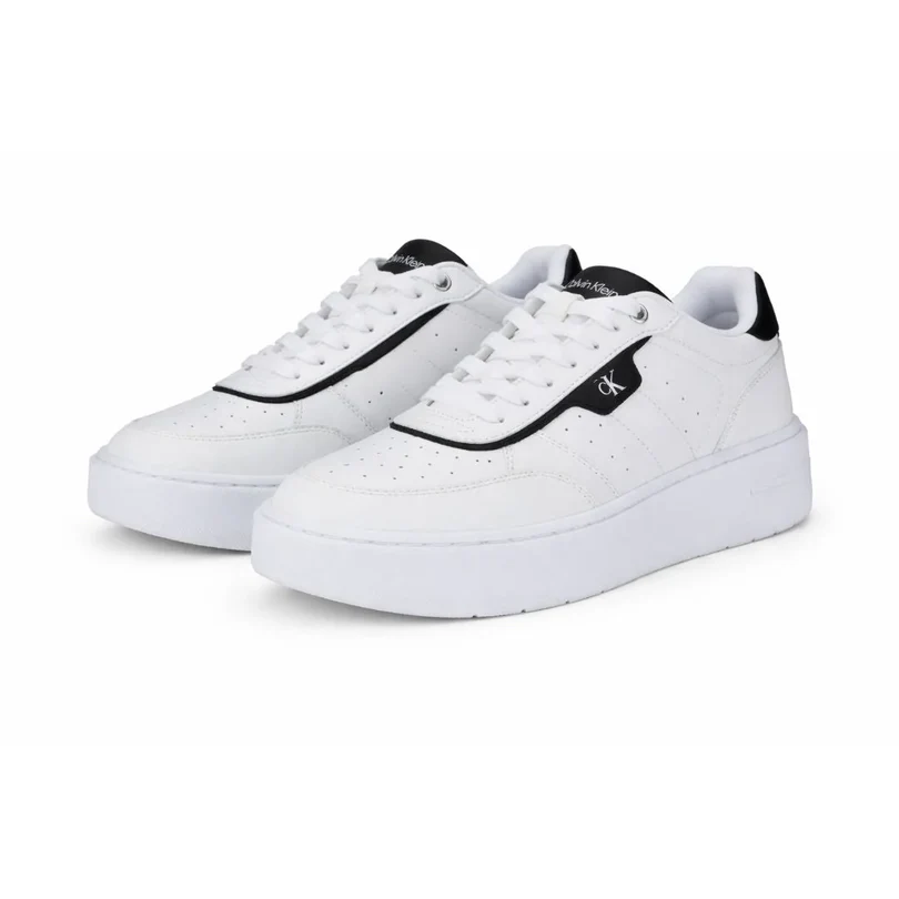 calvin-klein-domeni-lace-up-sneakers-women-wht-white-36-5-shoes-jlood-254 Calvin Klein Domeni Lace-up Sneakers Women - Image 1