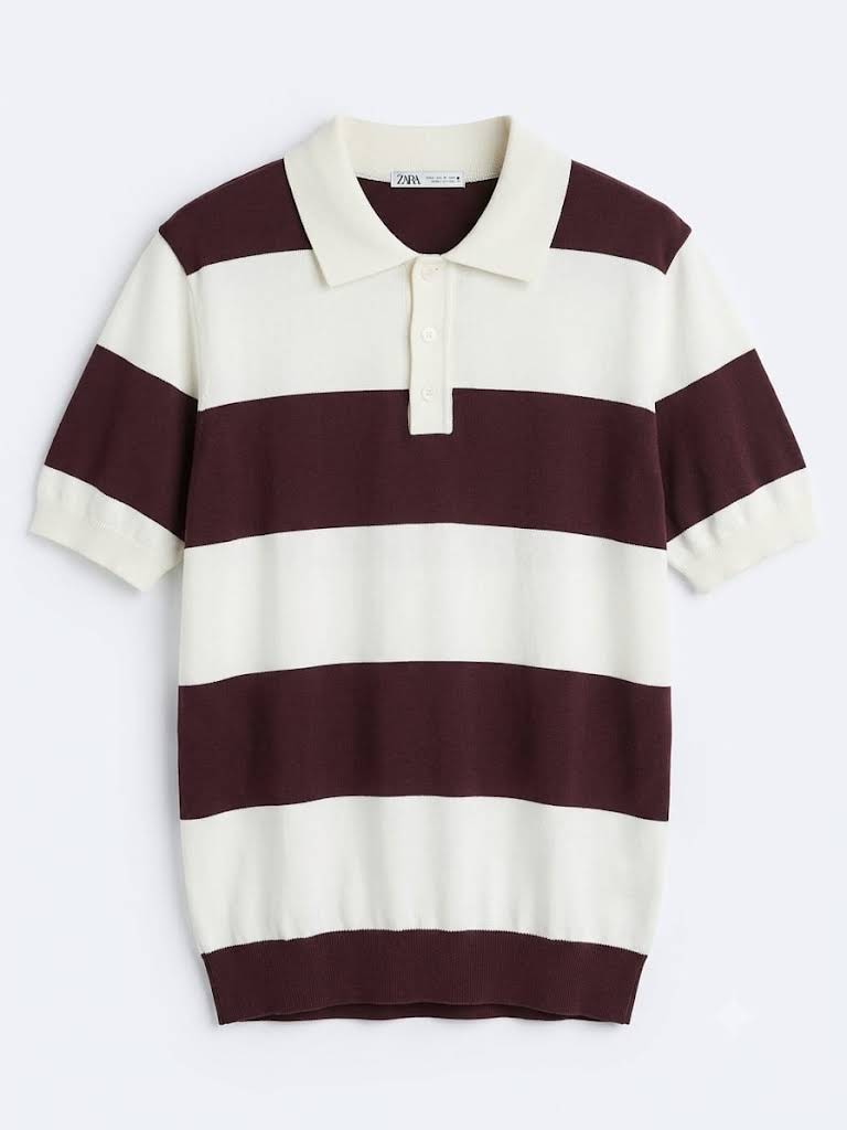 download (15) zara polo shirt classique - Image 1