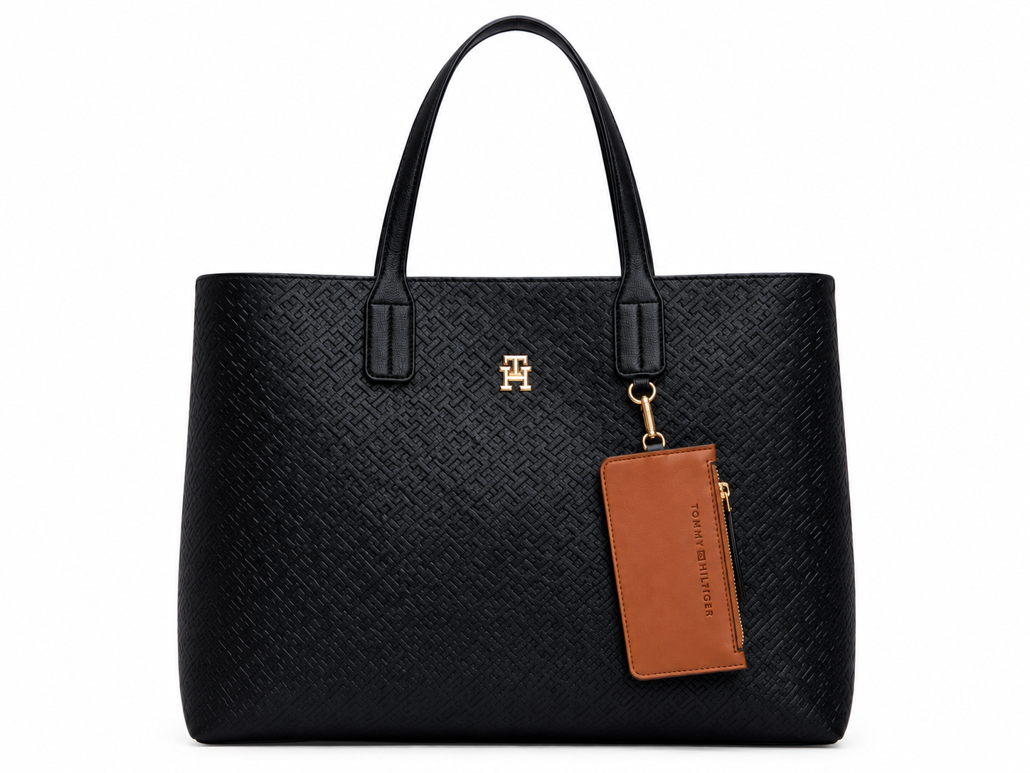 84B676BA-B68D-4142-BB2B-9ADB53D7F24E TOMMY HILFIGER DISTINCT Logo Detail Satchel Bag - Image 1