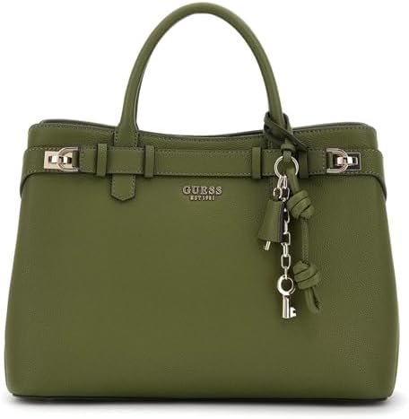 IMG_5793 GUESS Black Solid Gregoria Large Satchel Bag - Image 1
