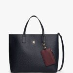 TOMMY HILFIGER DISTINCT Logo Detail Satchel Bag