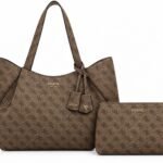 Guess Bolso de hombro grande con cierre imantado