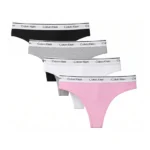 Calvin Klein Icon Logo Thong Underwear 4-Pack Women