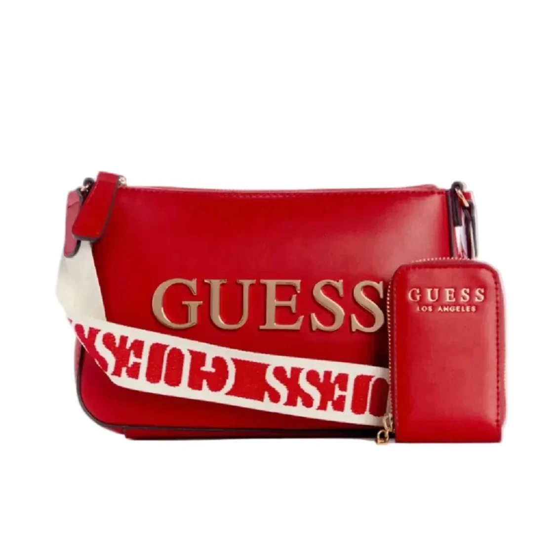 guess-caracara-zip-top-crossbody-gb549-3745462 GUESS Caracara top zip crossbody bag - Image 1