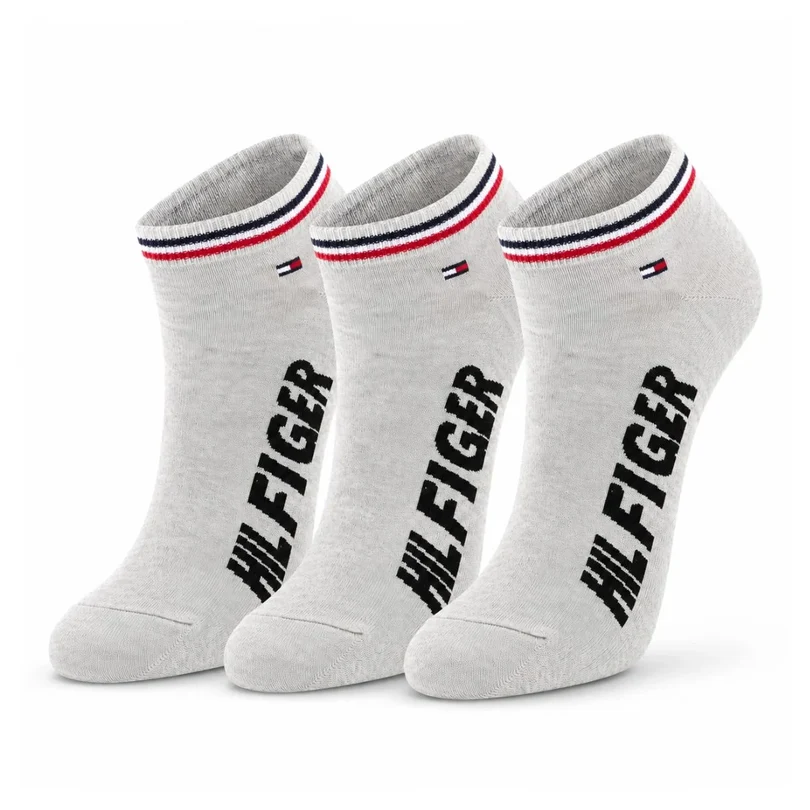 tommy-hilfiger-3-pack-low-cut-socks-gry-pairs-gray-os-accessories-jlood-451 Tommy Hilfiger 3-Pack Low Cut Socks - Image 1