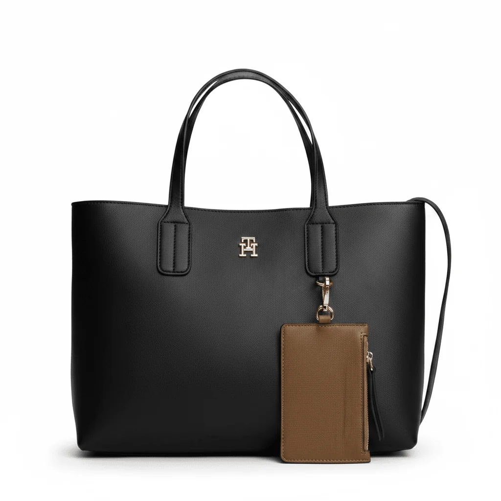tommy-hilfiger-distinct-logo-detail-satchel-bag-tb307-3671212 TOMMY HILFIGER DISTINCT Logo Detail Satchel Bag - Image 1