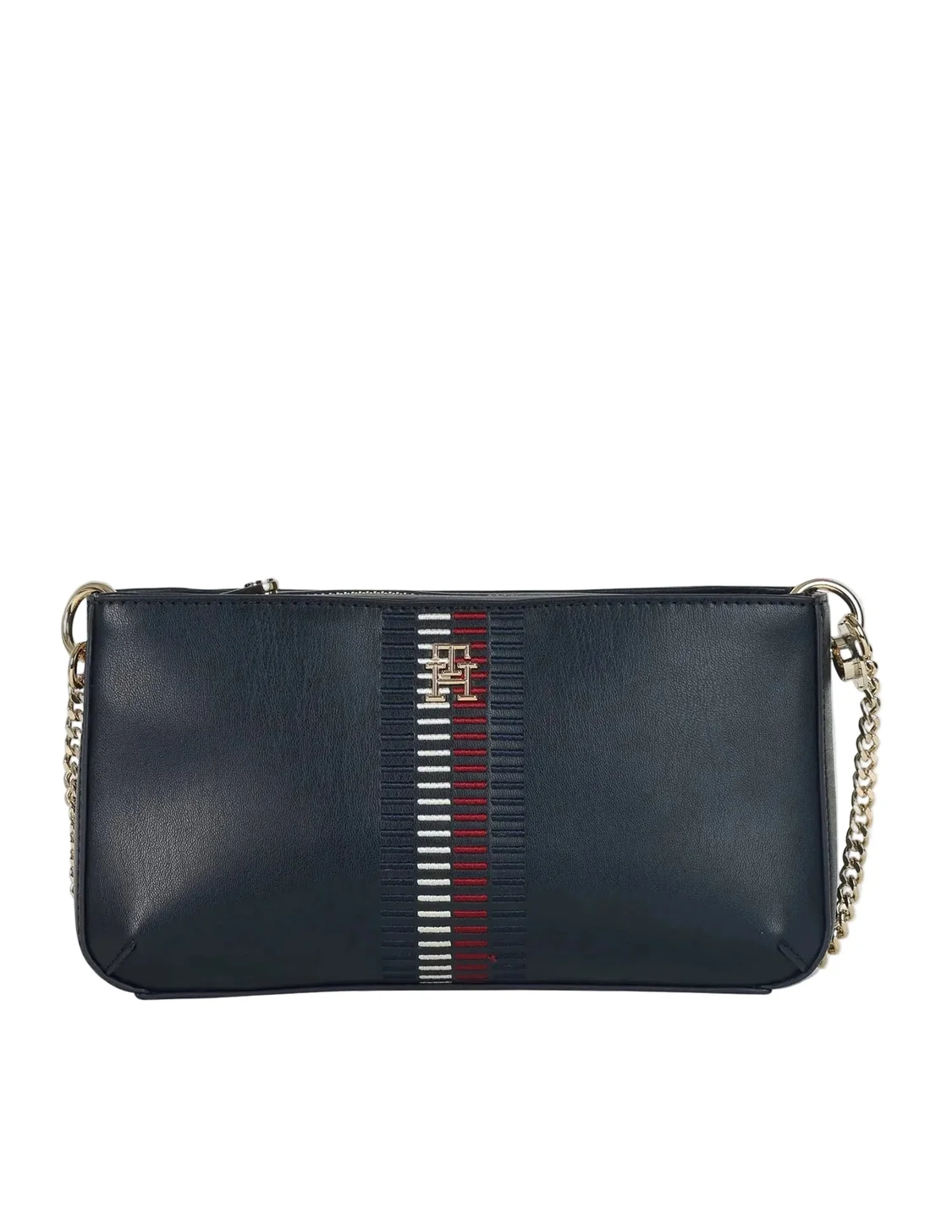 tommy-hilfiger-logo-navy-pu-sling-bag-tb303-8753556 Tommy Hilfiger Chic Corp Crossover Bag - Image 1