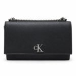 Calvin Klein Jeans Logo Hardware Flap Crossbody Bag Women