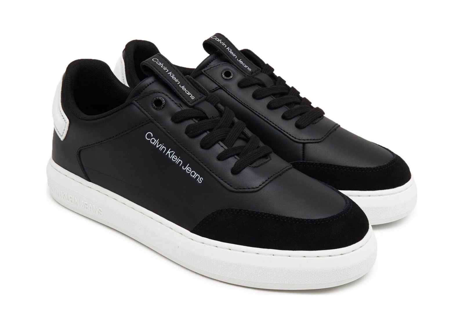 cj232m0000251750041-4-trim-1727-0 (1) Calvin Klein Jeans Leather sneakers CASUAL CUPSOLE - Image 1